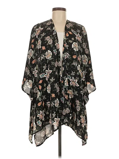 Pre-owned Maurices Kimono In Black