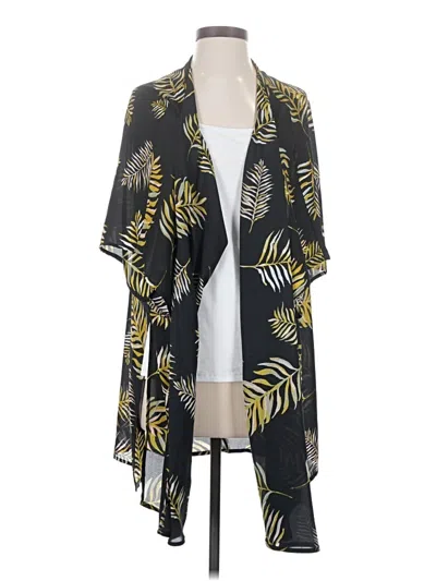 Pre-owned Maurices Kimono In Black