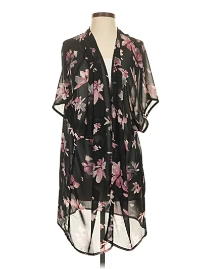 Pre-owned Maurices Kimono In Black
