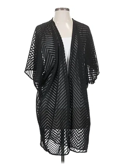Pre-owned Maurices Kimono In Black