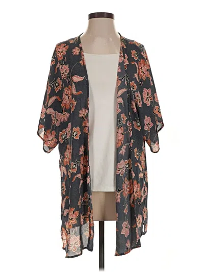 Pre-owned Maurices Kimono In Black