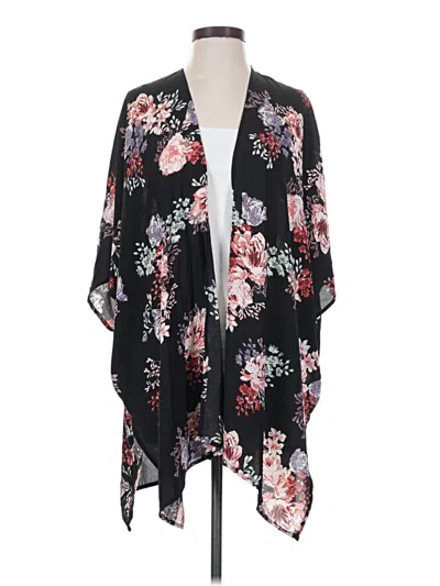 Pre-owned Maurices Kimono In Black