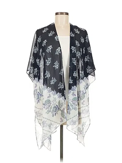 Pre-owned Maurices Kimono In Blue
