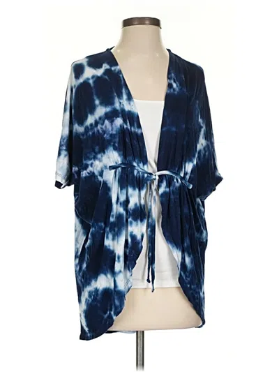 Pre-owned Maurices Kimono In Blue