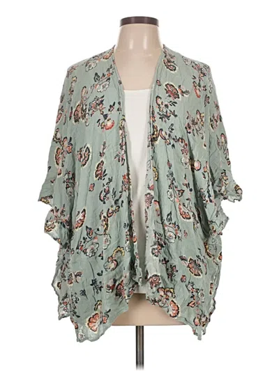 Pre-owned Maurices Kimono In Blue