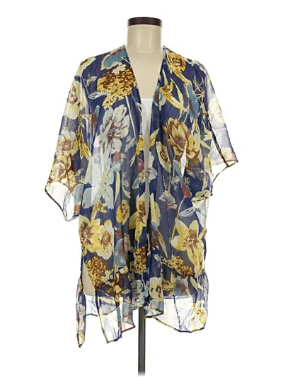 Pre-owned Maurices Kimono In Blue