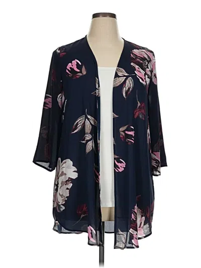 Pre-owned Maurices Kimono In Blue