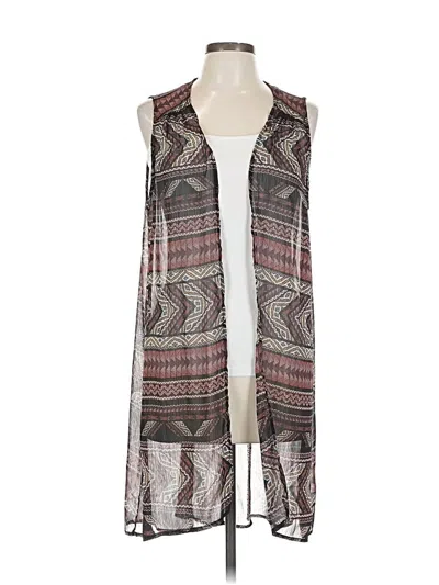 Pre-owned Maurices Kimono In Brown