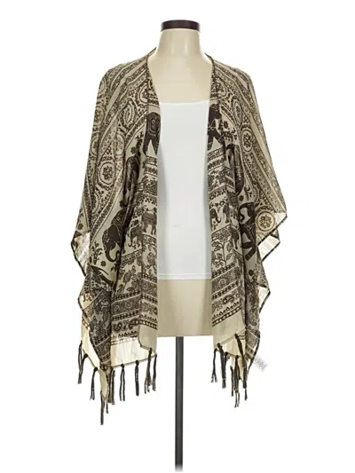 Pre-owned Maurices Kimono In Brown