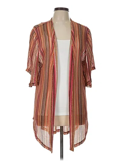 Pre-owned Maurices Kimono In Brown