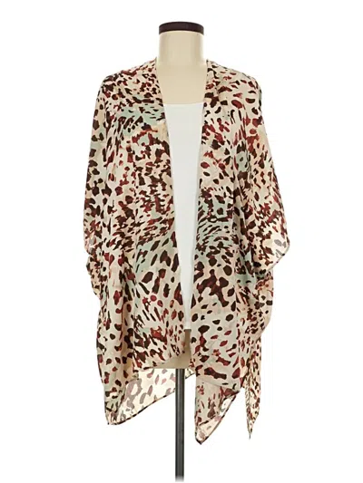 Pre-owned Maurices Kimono In Brown