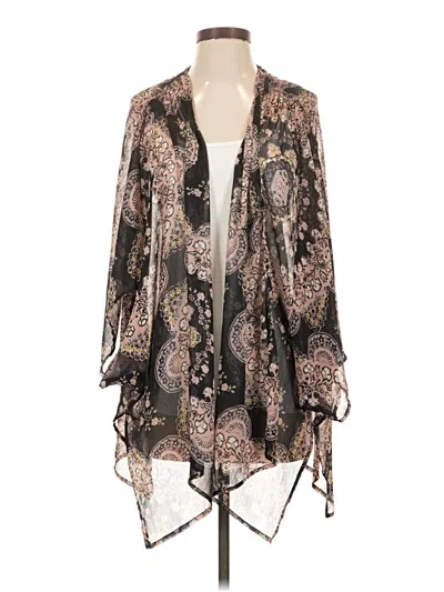 Pre-owned Maurices Kimono In Brown