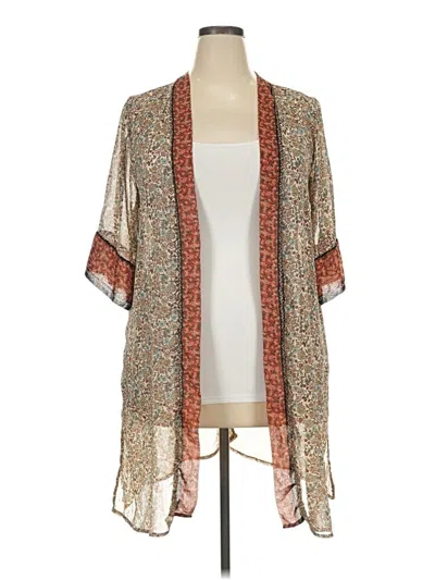 Pre-owned Maurices Kimono In Brown