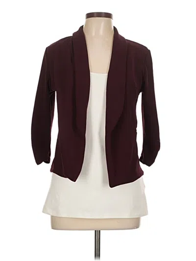 Pre-owned Maurices Kimono In Burgundy