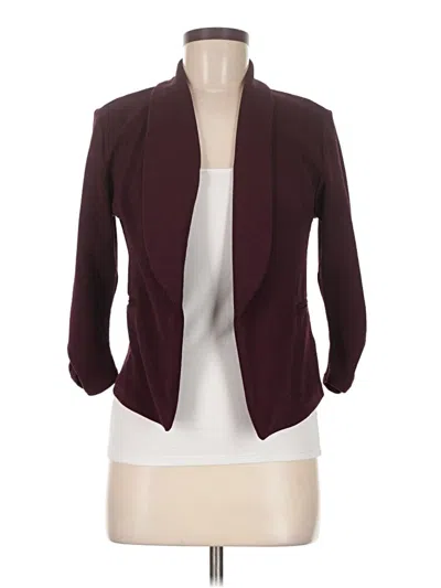 Pre-owned Maurices Kimono In Burgundy