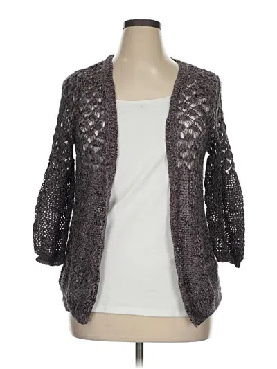 Pre-owned Maurices Kimono In Gray