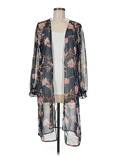 Pre-owned Maurices Kimono In Gray