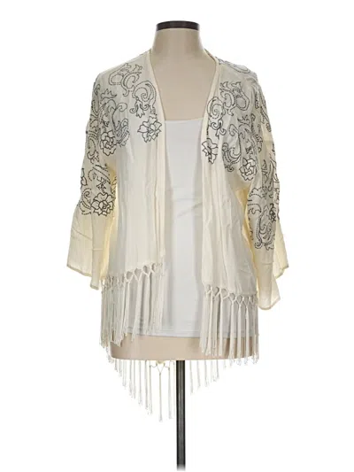 Pre-owned Maurices Kimono In Ivory