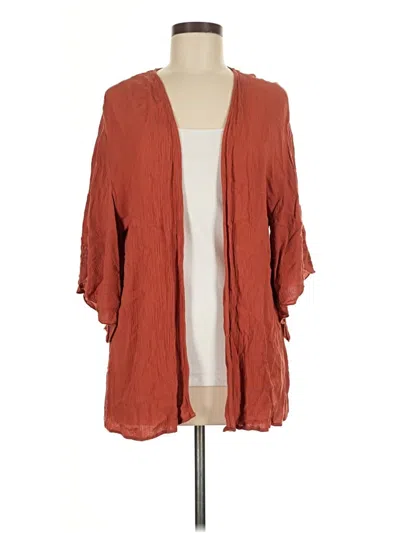 Pre-owned Maurices Kimono In Orange