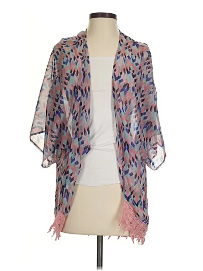 Pre-owned Maurices Kimono In Pink