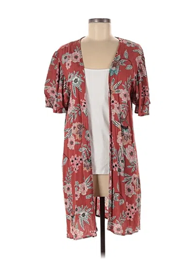 Pre-owned Maurices Kimono In Red