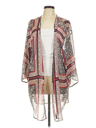 Pre-owned Maurices Kimono In Red