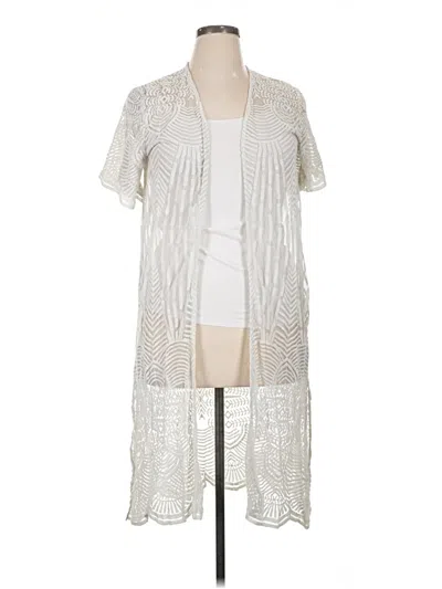 Pre-owned Maurices Kimono In Silver