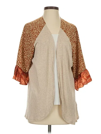 Pre-owned Maurices Kimono In Tan