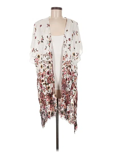 Pre-owned Maurices Kimono In White