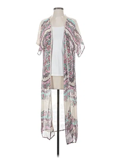 Pre-owned Maurices Kimono In White