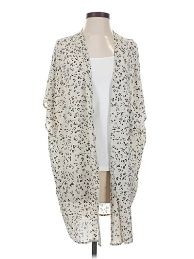 Pre-owned Maurices Kimono In White
