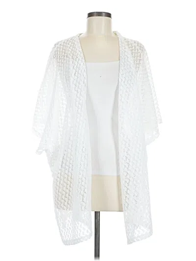 Pre-owned Maurices Kimono In White