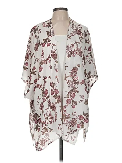 Pre-owned Maurices Kimono In White