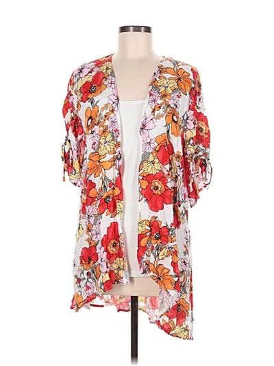 Pre-owned Maurices Kimono In White