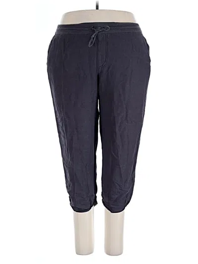Pre-owned Maurices Linen Pants In Blue