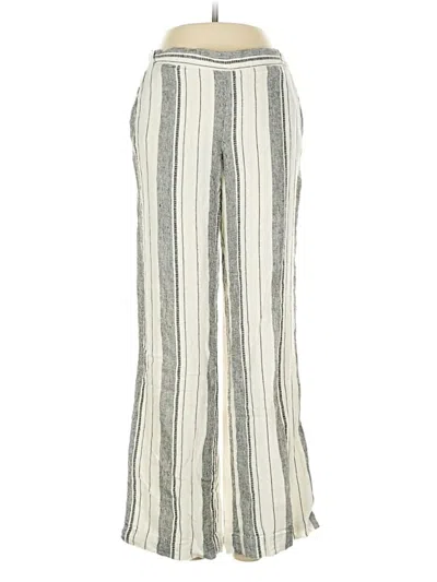 Pre-owned Maurices Linen Pants In White