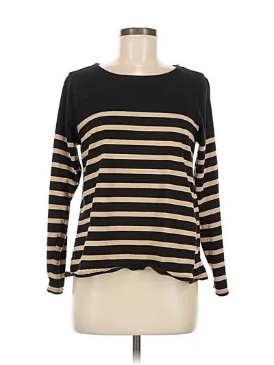 Pre-owned Maurices Long Sleeve T-shirt In Black