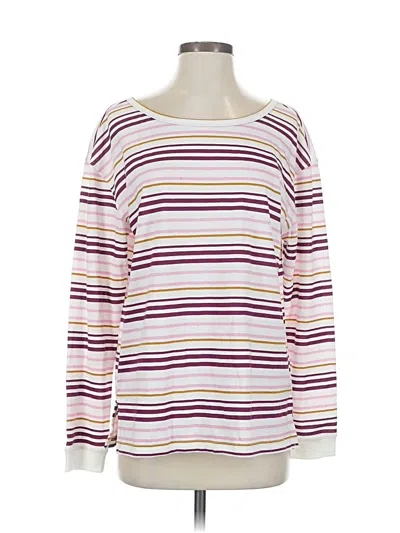 Pre-owned Maurices Long Sleeve T-shirt In Purple