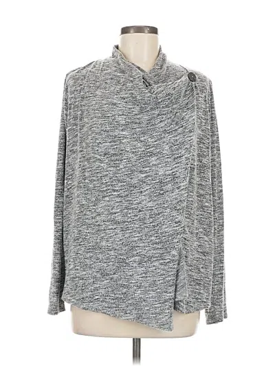 Pre-owned Maurices Long Sleeve Top Gray Cowl Neck Tops