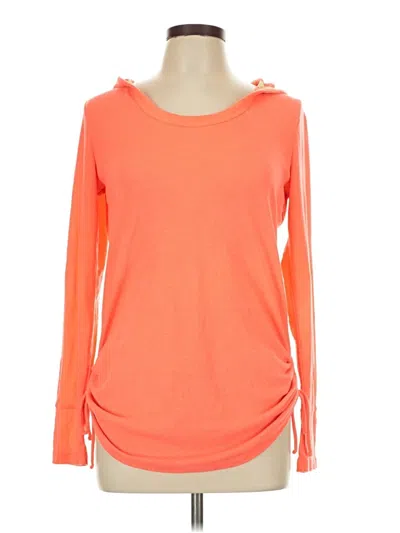 Pre-owned Maurices Long Sleeve Top Orange Boatneck Tops