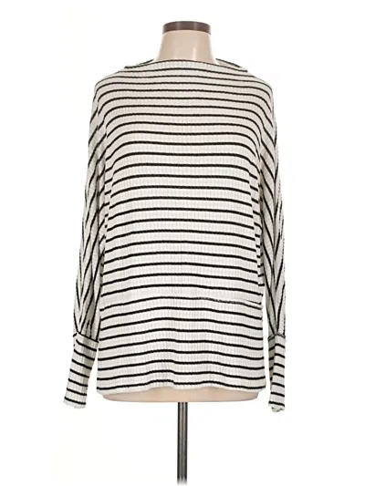 Pre-owned Maurices Long Sleeve Top Silver Turtleneck Tops