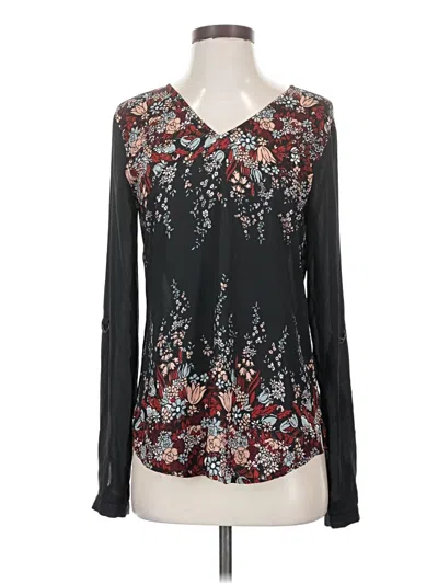 Pre-owned Maurices Long Sleeve T-shirt In Black