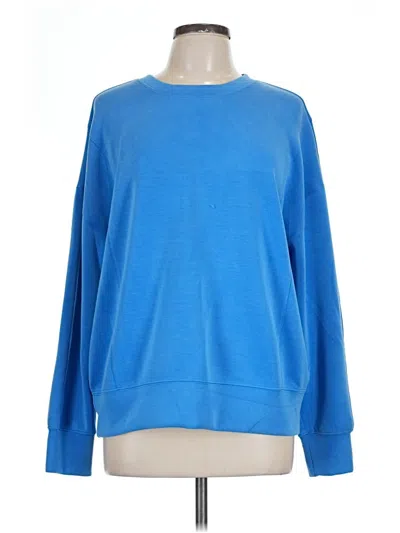 Pre-owned Maurices Long Sleeve T-shirt In Blue