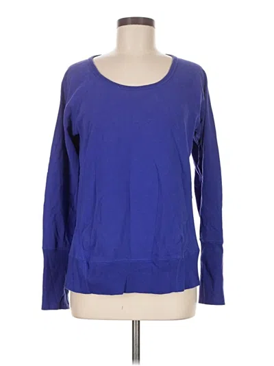 Pre-owned Maurices Long Sleeve T-shirt In Blue