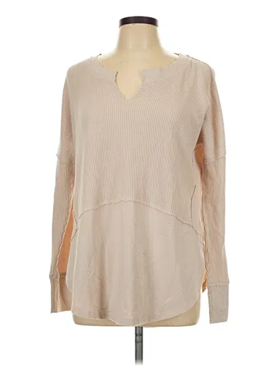 Pre-owned Maurices Long Sleeve T-shirt In Brown