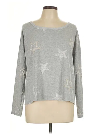 Pre-owned Maurices Long Sleeve T-shirt In Gray