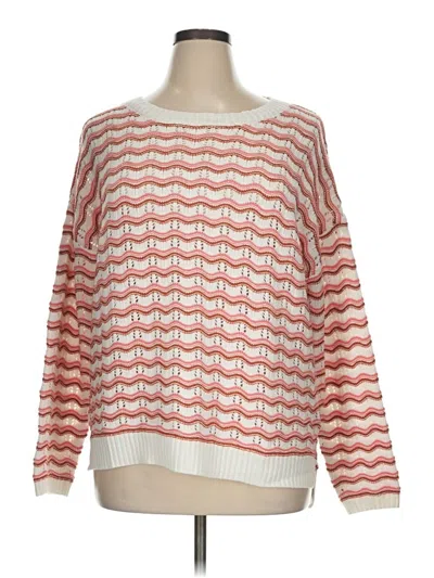 Pre-owned Maurices Long Sleeve T-shirt In Orange