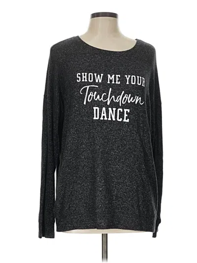 Pre-owned Maurices Long Sleeve T-shirt In Silver