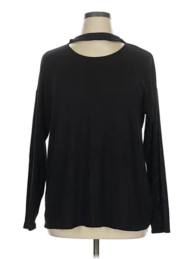 Pre-owned Maurices Long Sleeve Turtleneck In Black