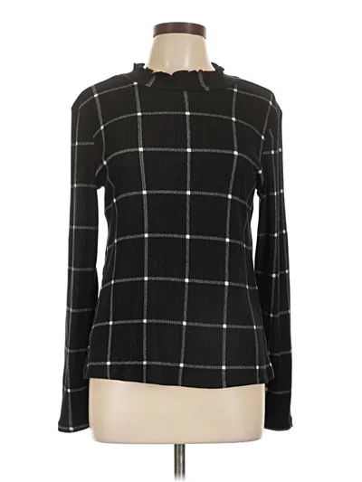 Pre-owned Maurices Long Sleeve Turtleneck In Black